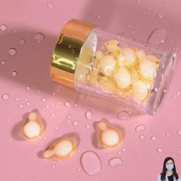 Amazon Hot Sale OEM Anti-Aging & Wrinkles Whitening Facial Serum Capsules Vitamin E Capsule For Facial Capsule