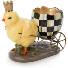 زينة عربة الدجاج والبيض