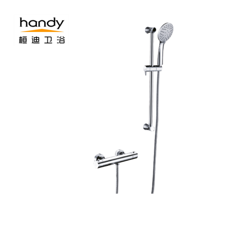 Simple Thermostatic Shower Set with Liftable Rod