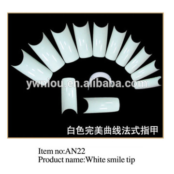 China supplier White Deep Smile Nail Tips