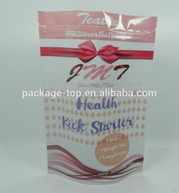 Cute one side foil laminated ziplock bag with head packagin for card reader