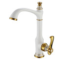 European Brass Hot and Cold Kitchen Faucet