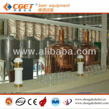 zhongde hotel draft beer equipment 500L