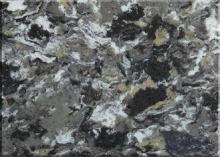 Grey Mixed Vein Engineered Quartz Stone For Kitchen Counter