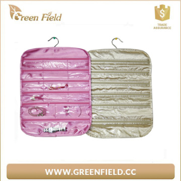 Trendy Elegant Luxury clear jewelry Bags hanging travling portable jewelry Bags