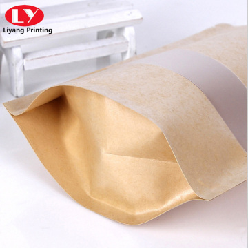 Customized packaging kraft food bags with window