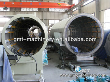 PE corrugated pipe machine