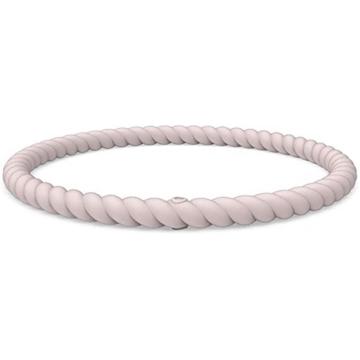 Anneaux personnalisés Bracelet en silicone empilable tressable