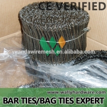 China supplier competitive price good quality black annealed double loop end wire ties ,bar ties wire