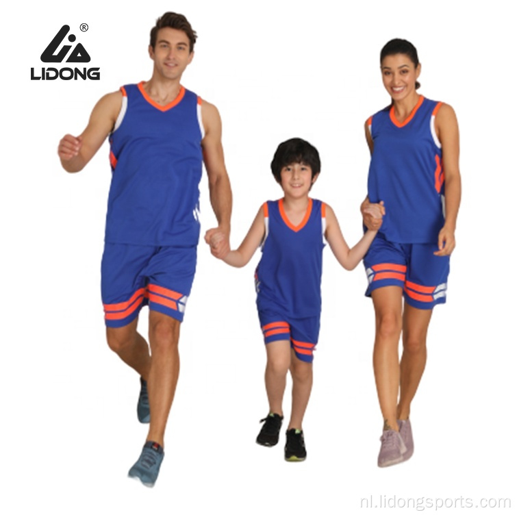 Unieke basketbal jersey ontwerp basketbal uniform groothandel