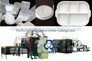 EPS EXPANDABLE POLYSTYRENE FOAM CUPS PRODUCTION LINE, EPS FOAM CUP MAKING MACHINE, THERMOFORMING MACHINE