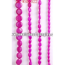 Fashion jewelry bead with dyed color