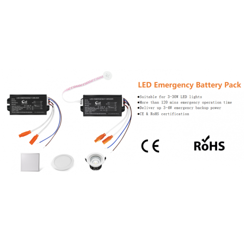 Automatische LED-noodkit voor bedrading LED-licht