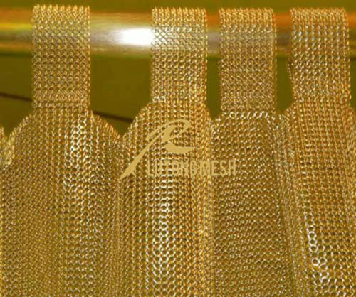 Fashion metal chainmail mesh for home decor