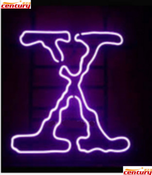 hot sale china factory X neon art neon letter sign