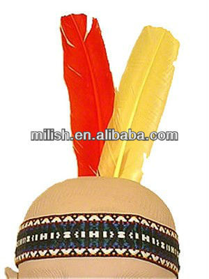 Indian native american feather headband/ indian headgear MPA-0172