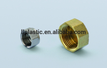 casting brass fittings brass female plug/end cap/drain plug