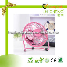 Promotion usb computer cooling fan with aluminum leaf