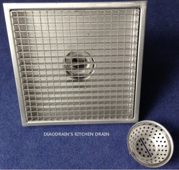 anti-sliped trench channel drain for kitchen