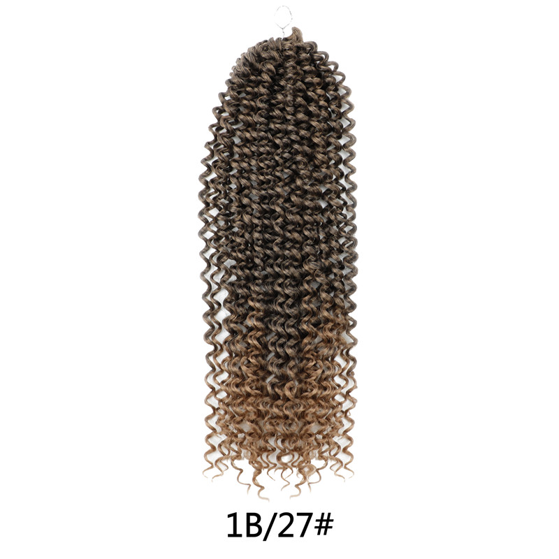 Passion Twist Prelooped Crochet Hair Braid Spring Long Bohemian Curl Braids Water Wave Hook Locs Synthetic Hair