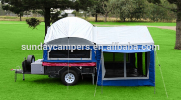 Aussie style waterproof cotton canvas fabric Traler tent For vehicle
