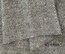Popular Herringbone Design Alpaca Blend Fabric