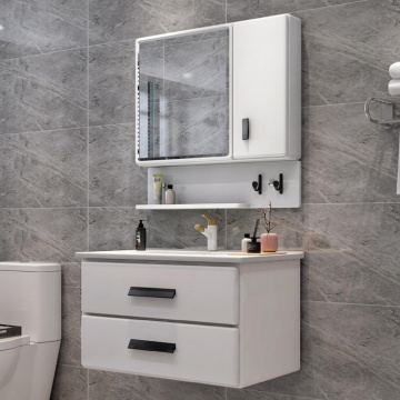 Tocador de baño de forma especial con luz LED