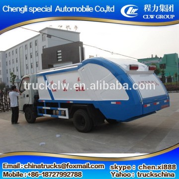 Branded latest dongfeng garbage compression truck