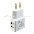 5V 2.0A 1.0A UE EE. UU. Plug Dual USB Universal Cargador de teléfono AC Power Cargador de pared para el hogar de viaje para Iphone 6s para Samsung