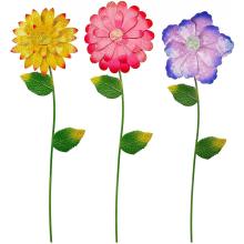 3 Pack Flower Garden Stakes Decor