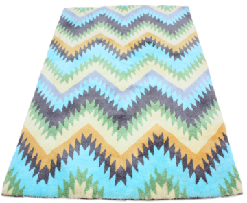 Microfiber Machine Made with Design Shaggy