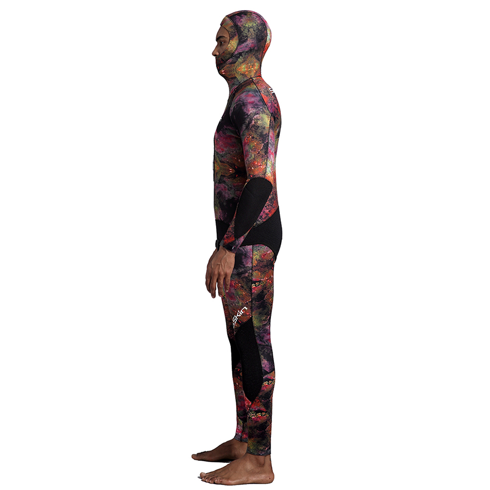 Seaskin İki Parçası Neopren Camo Spearfishing Wetsuit