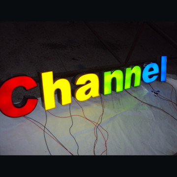 Acrylic LED Lit Letter Sign for Business