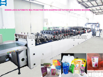 stand pouch with spout bag making machine, juice pouch, penguin pouch, Franciscan wash bag, high speed, made in china