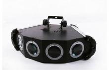 LED Disco Lights 6CH LED Double Eye Wash Moon Flower Light