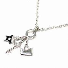 Thomas Sabo Necklace with Rhodium Plating, Made of Copper, Lead- and Nickel-free