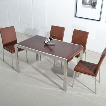 Modern and Traditional Diner Table Veneered Living Room Table CT-134