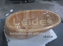 Honey onyx bathroom vanity basin countertop basin