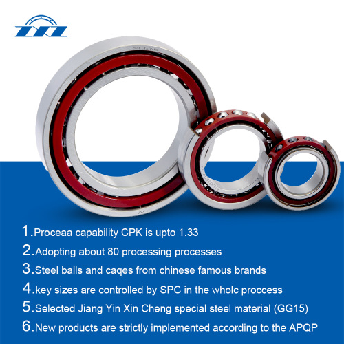 High Precision 7000 series Angular Contact Ball Bearings