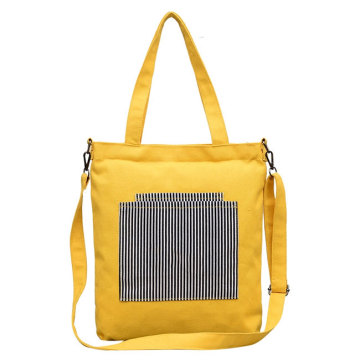 Plain Simple Canvas Carry Shoulder Tote Bag