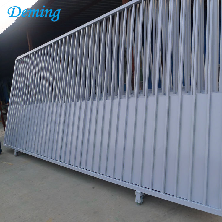 PVC Coated Security Iron Sliding Gate Designs for Home