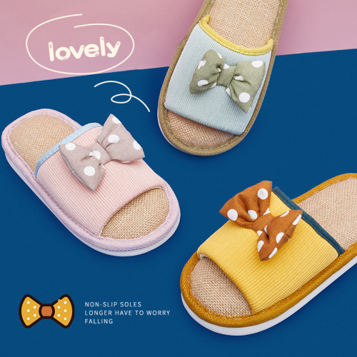 Pantofola per bambini in lino cartone animato