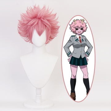 Pinky Ashido Mina Cosplay Wigs for Girls - My Hero Academia Series