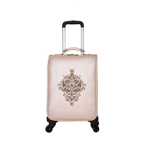 3 pieces 20'' 24'' travel PU suitcase set