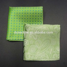 green wholesale silk pocket squares