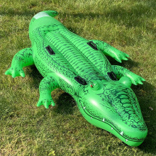 Borong Baru Inflatable Floaties Crocodile Rider Pool Float