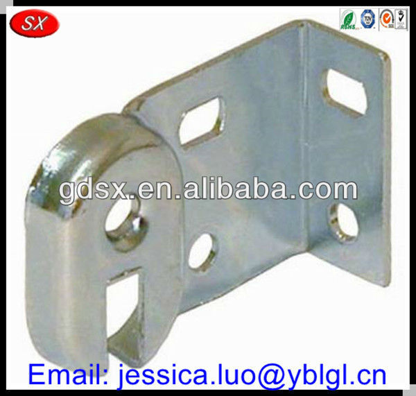 high precision customized l shaped metal bracket,high polished l bracket stainless steel,90 degree small l brackets with 2 holes