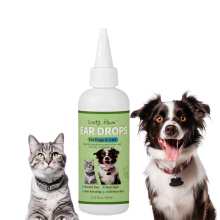 Private Label Lucky Paws Ear Drops for Dogs & Cats: Anti-Bacterial Pet Ear Care Solution