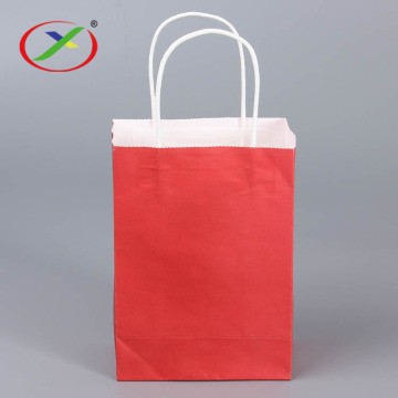 Full printing Customized logo supermarket paper bag