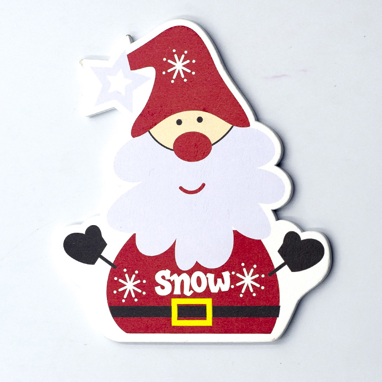 Santa Claus Snowman Elk Wood Craft Christmas Xmas Table Ornament Noel Christmas Decoration For Home Natal Gift 2022 New Year